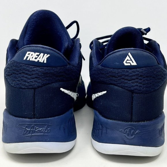Nike Zoom Freak 4 Midnight Navy White Size 11.5‎ Style D09679-400 GUC main image 11